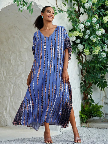 Bohemian Printed Women Beach Dress